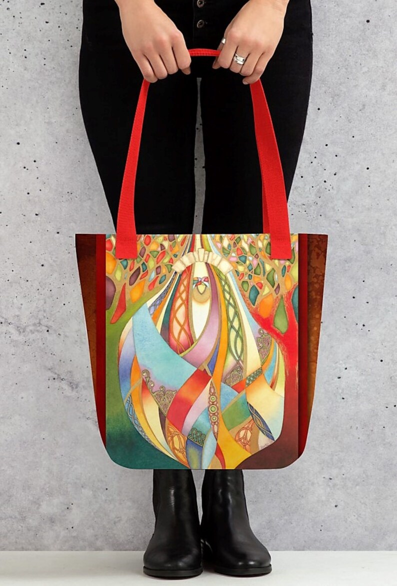 Art Print Tote Bag Sophia Print From Original Watercolor Etsy