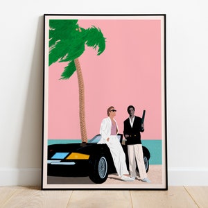 Miami vice cheap pink shirt