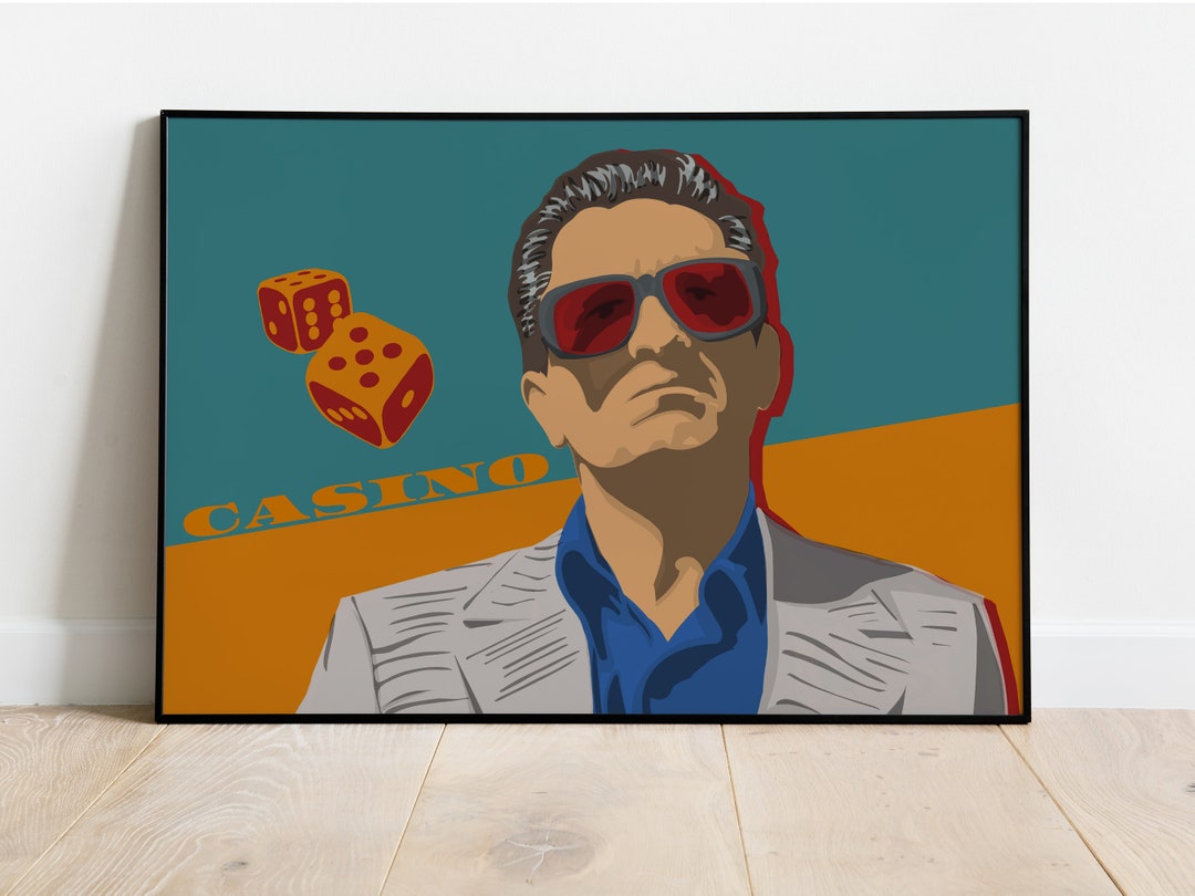 Casino, Robert De Niro, Martin Scorsese Artwork Illustration Print