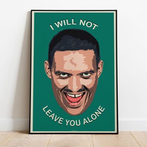 Oleksandr Usyk, Non ti lascerò solo, Fan Art Graphic - Illustrazione artistica Stampa poster, carta semi-lucida premium