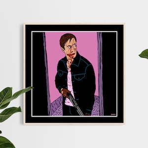 Drive - Il film, Ryan Gosling, Nicolas Winding Refn - Illustrazione artistica Stampa Poster del film, Carta semi-lucida premium