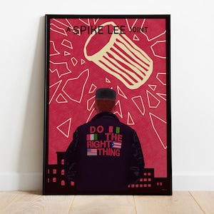 Do the Right Thing, Spike Lee, 1989 - Poster cinematografico alternativo anni '90, carta semi-lucida di alta qualità