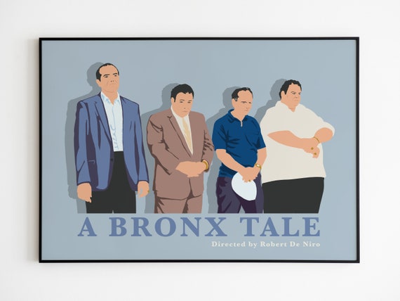 A Bronx Tale Gang Robert De Niro Artwork Illustration Print Movie Poster Premium Semi glossy Paper Etsy