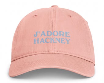 Sombrero J'Adore Hackney - Gorra con lavado costero - Regalo ideal para amantes de Londres y de los viajes.
