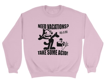 Sudadera Acid House - Camiseta retro de música rave de los 90 - Regalo de ropa vintage con dibujos animados