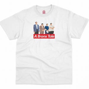 A Bronx Tale, Robert De Niro, Chazz Palminteri, Mafia Movie Streetwear -  90s Cinema Retro Print T-Shirt, Heavyweight Unisex Crewneck