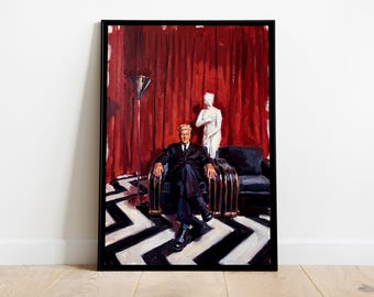 Póster de Twin Peaks - Lámina artística de cine de David Lynch