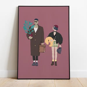 Léon i Matylda, Leon Zawodowiec, 1994 - Wysokiej jakości plakat artystyczny, papier półbłyszczący premium