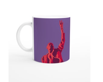 Faithless, Maxi Jazz, We Come One - Music Artwork Illustration Art, Print Ceramic Mug