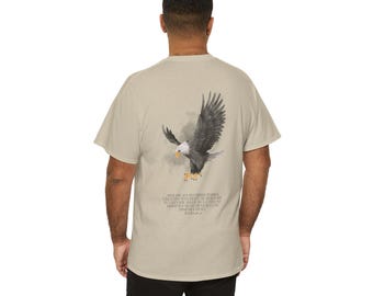 Christian shirt eagle bible verse woman man unisex