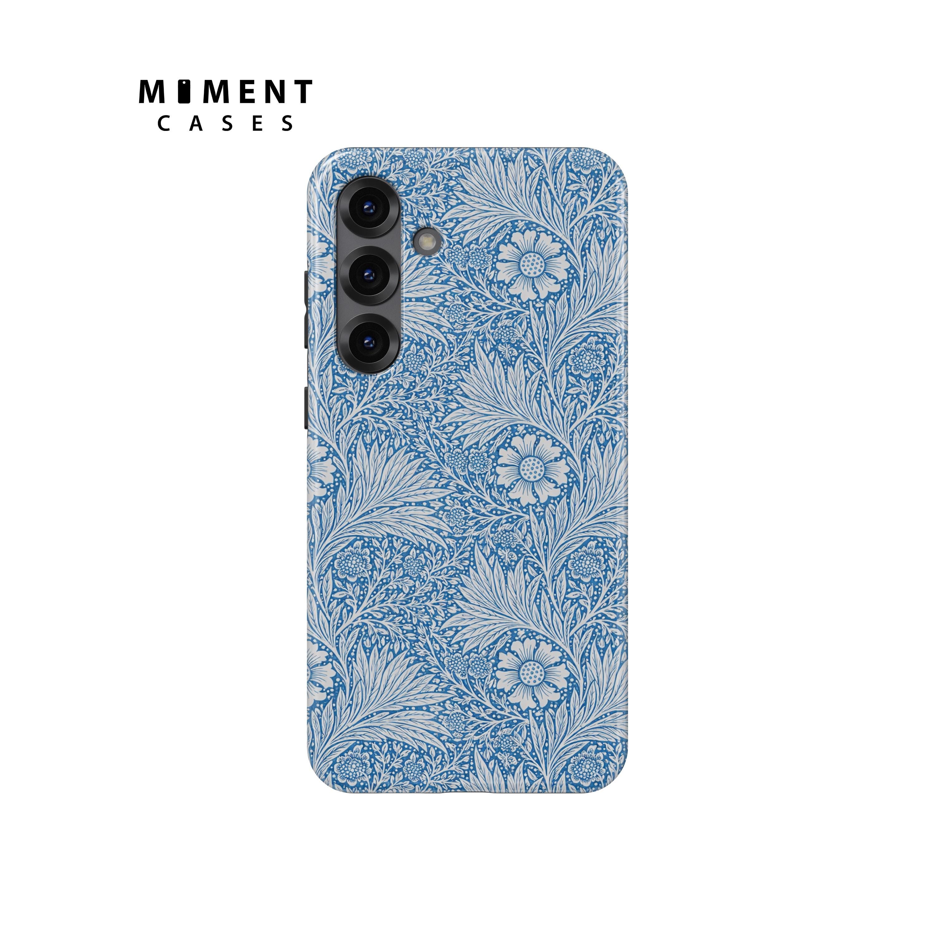 William Morris Marigold Coque de portable pour Galaxy S26, S26 Ultra, S25 Plus, S24 Ultra, S23, S22, S21, S20, Samsung S26