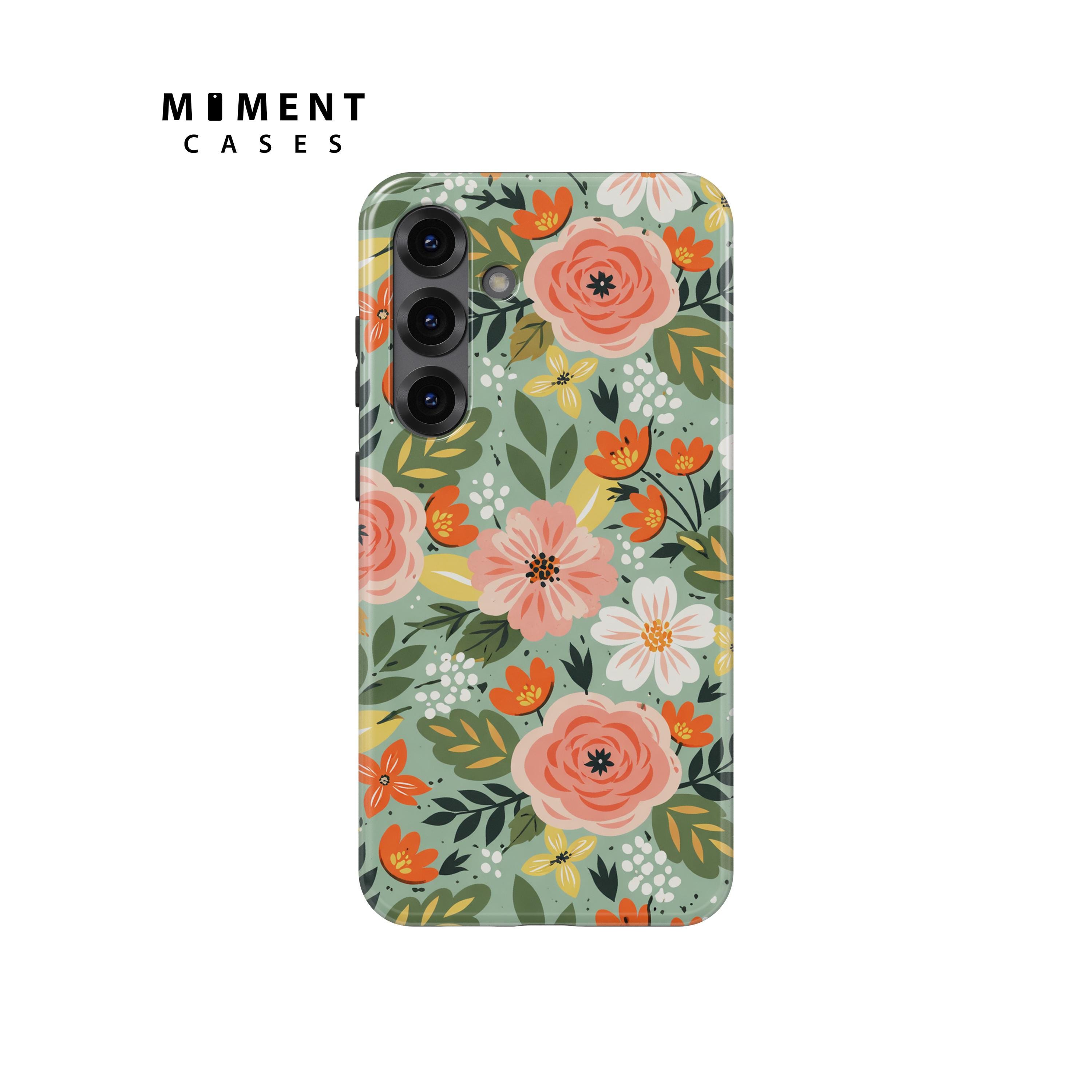 Jolies fleurs Coque de portable pour Samsung Galaxy S25 Plus, S25, S25 Ultra, S26, S26 Ultra, S23, S23 Plus, S22, S21, S20