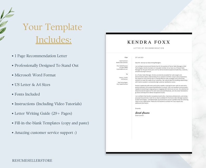 Stunning Executive Letter of Letter Template, Professional