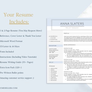 Clean Professional Resume Template, Clean Modern Executive Resume for ...