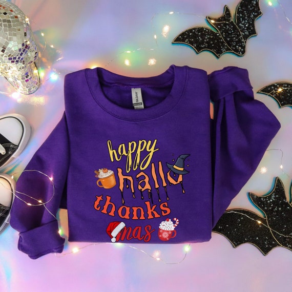 Fall Sweatshirt, Cute Halloween Shirt for Teacher, Funny Thanksgiving Crewneck, Fall Coffee Lover Sweater, Tis the season Christmas Sweater