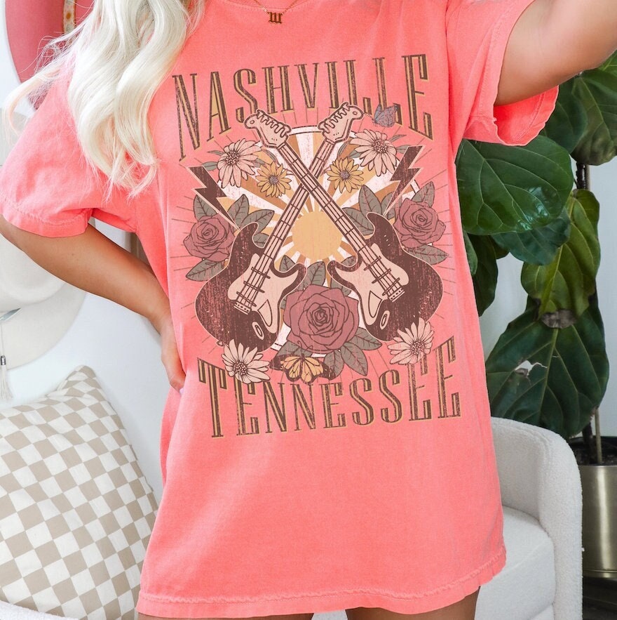 Comfort Colors Nashville t shirt, Nashville shirt for trip, vintage