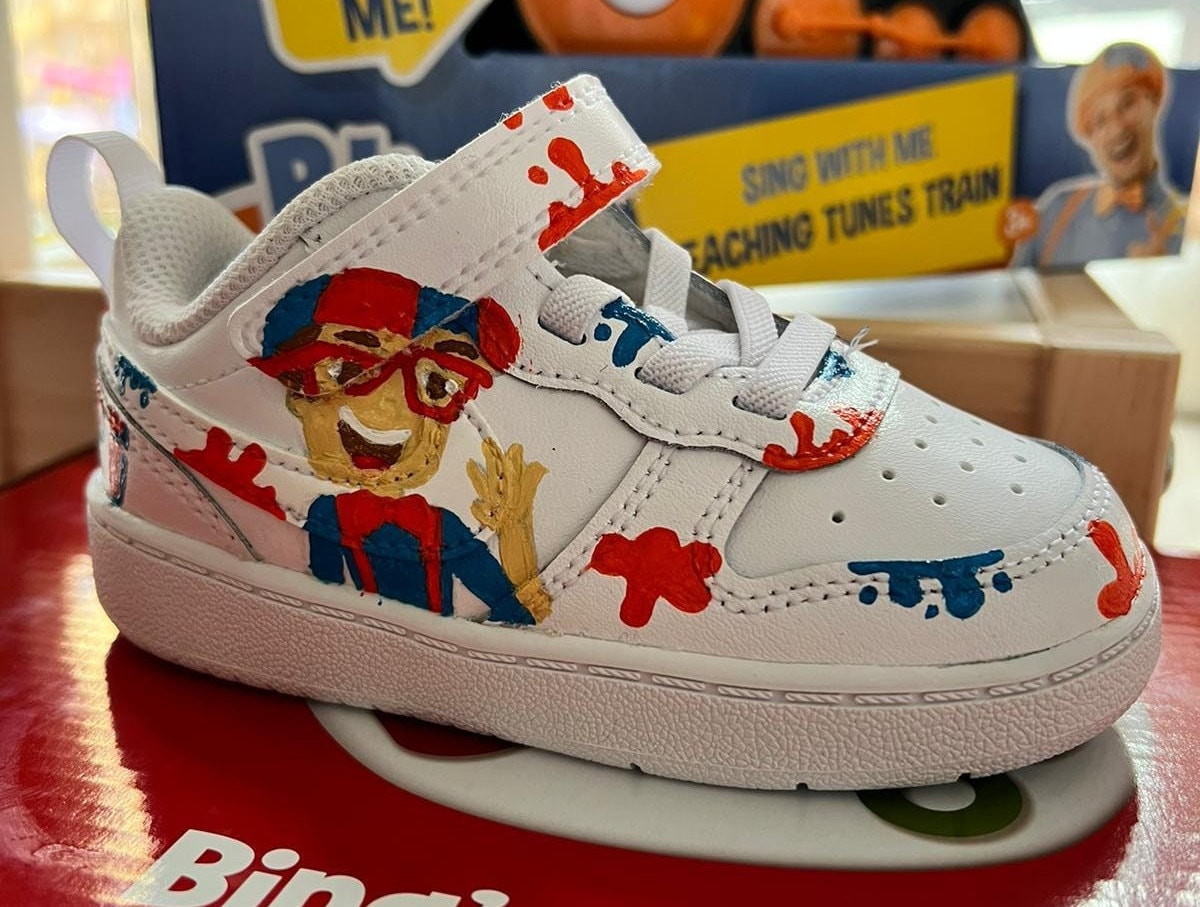 custom blippi shoes