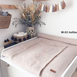 BEZUG für Wickelauflage • in verschiedenen Größen & Farben • Wickeltischauflage • Wickelauflagenbezug • Überzug für Wickeltisch