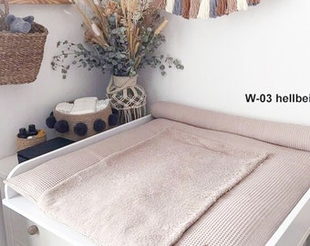 BEZUG für Wickelauflage • in verschiedenen Größen & Farben • Wickeltischauflage • Wickelauflagenbezug • Überzug Wickelauflage Set Baby