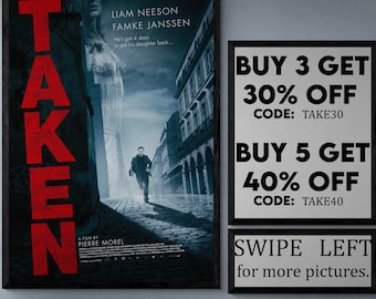 Taken - movie/show poster wall art - printed & shipped #1037