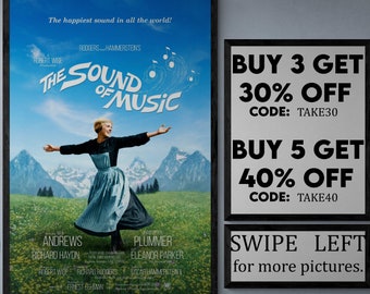 The sound of music - movie/show poster wall art - printed & shipped #636