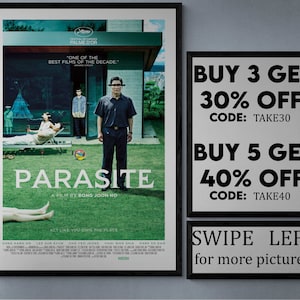 Parasite - movie/show poster wall art - printed & shipped #775