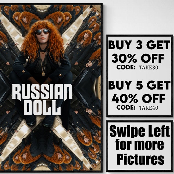 Russian doll - movie/show poster wall art - printed & shipped #1251