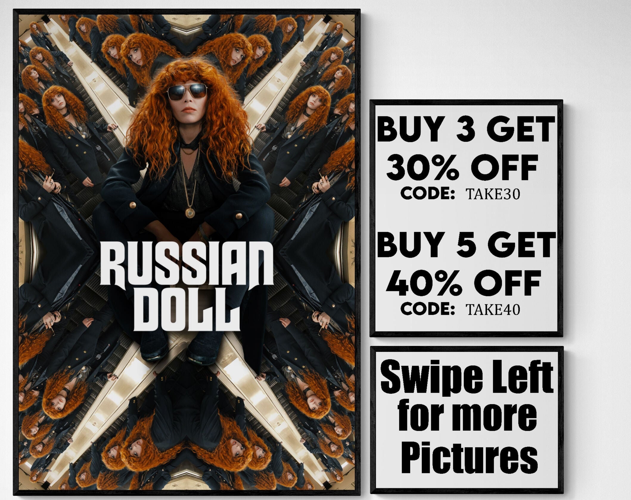 Russian Doll Movie show Poster Wall Art Printed Shipped 1251 Etsy