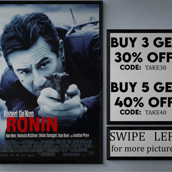 Ronin - movie/show poster wall art - printed & shipped #1034