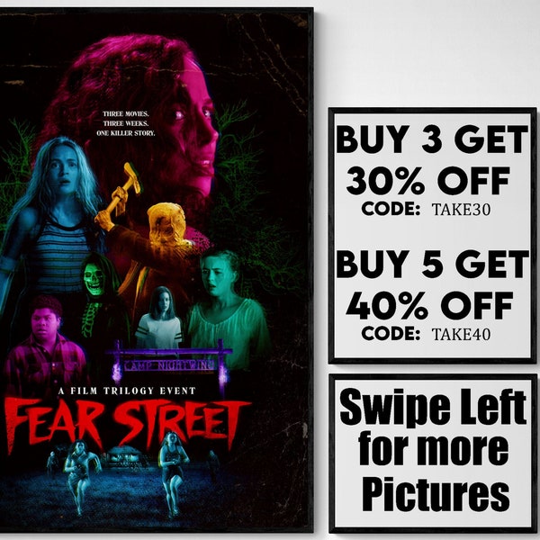 Fear street - movie/show poster wall art - printed & shipped #1054