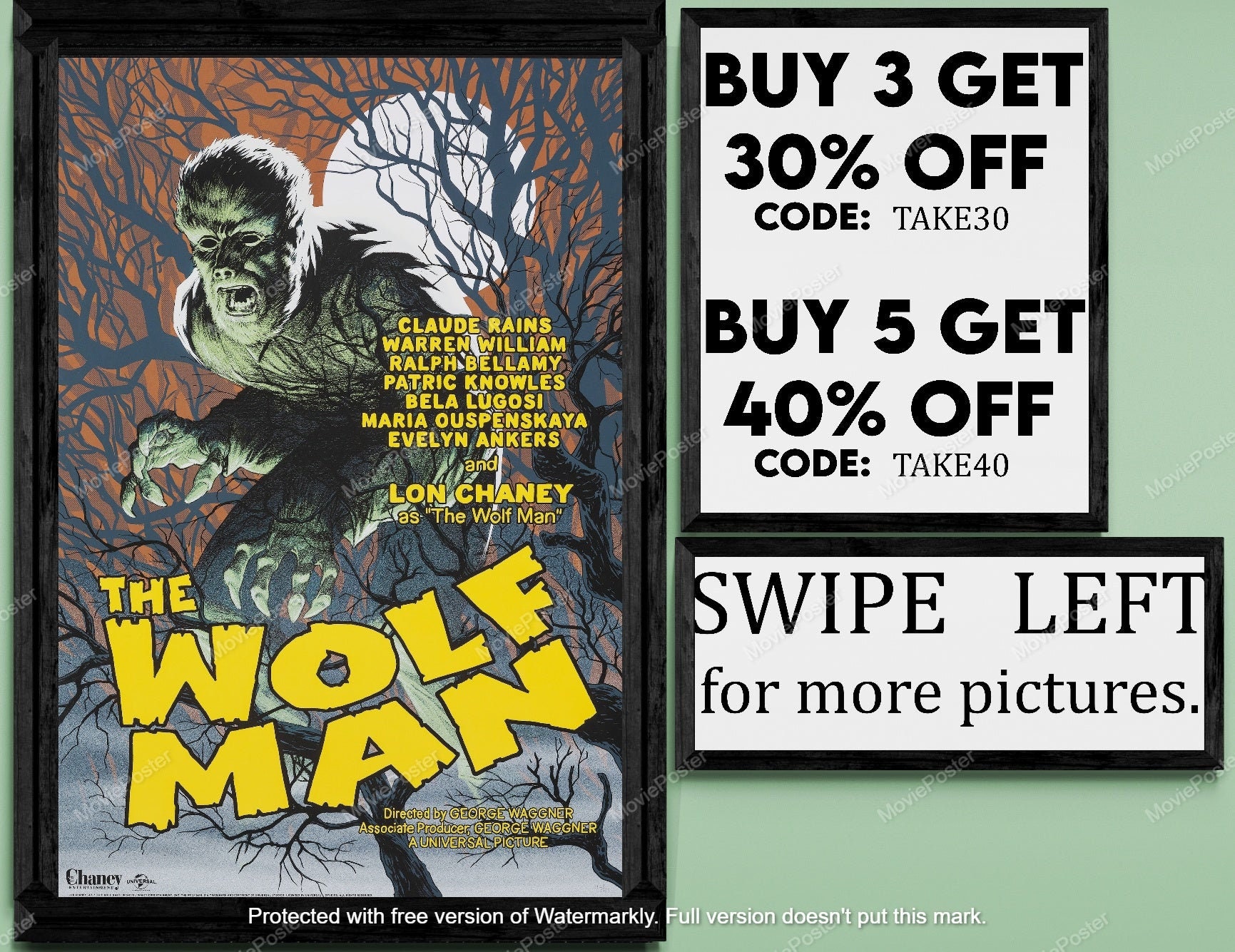 Werewolf by Night 13x19 Promo Movie POSTER