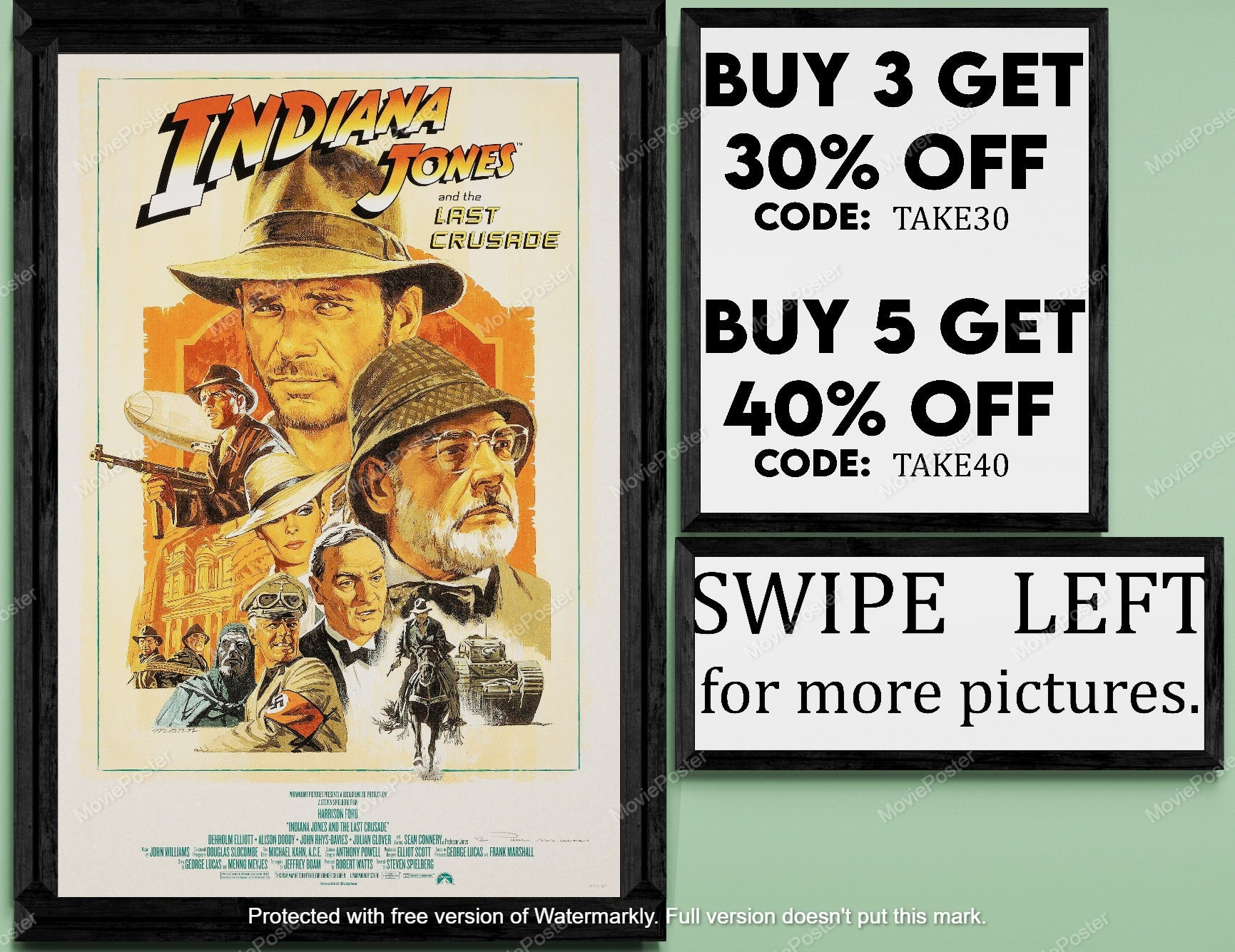 Indiana Jones And The Last Crusade Movie Poster