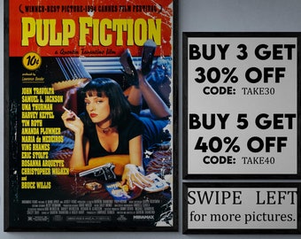 Pulp fiction - movie/show poster wall art - printed & shipped #752