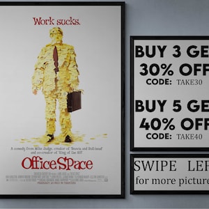 Office space - movie/show poster wall art - printed & shipped #878