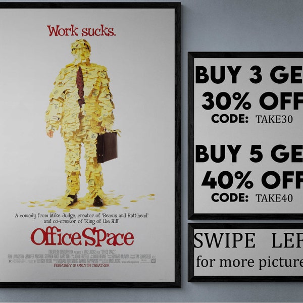 Office space - movie/show poster wall art - printed & shipped #878