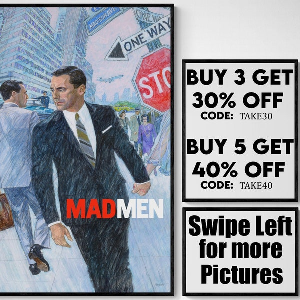 Mad men - Film/Show Poster Wandkunst - gedruckt & versandt #1059