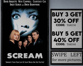 Scream 6 Original Theatrical Movie Poster 27x40 2 Sided Advance 