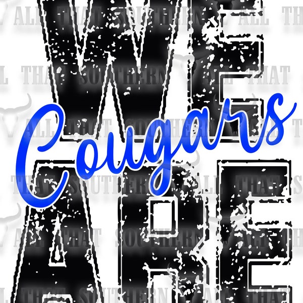 We Are Cougars png (digital download only)