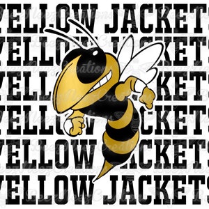 Yellow Jackets PNG (digital download only)