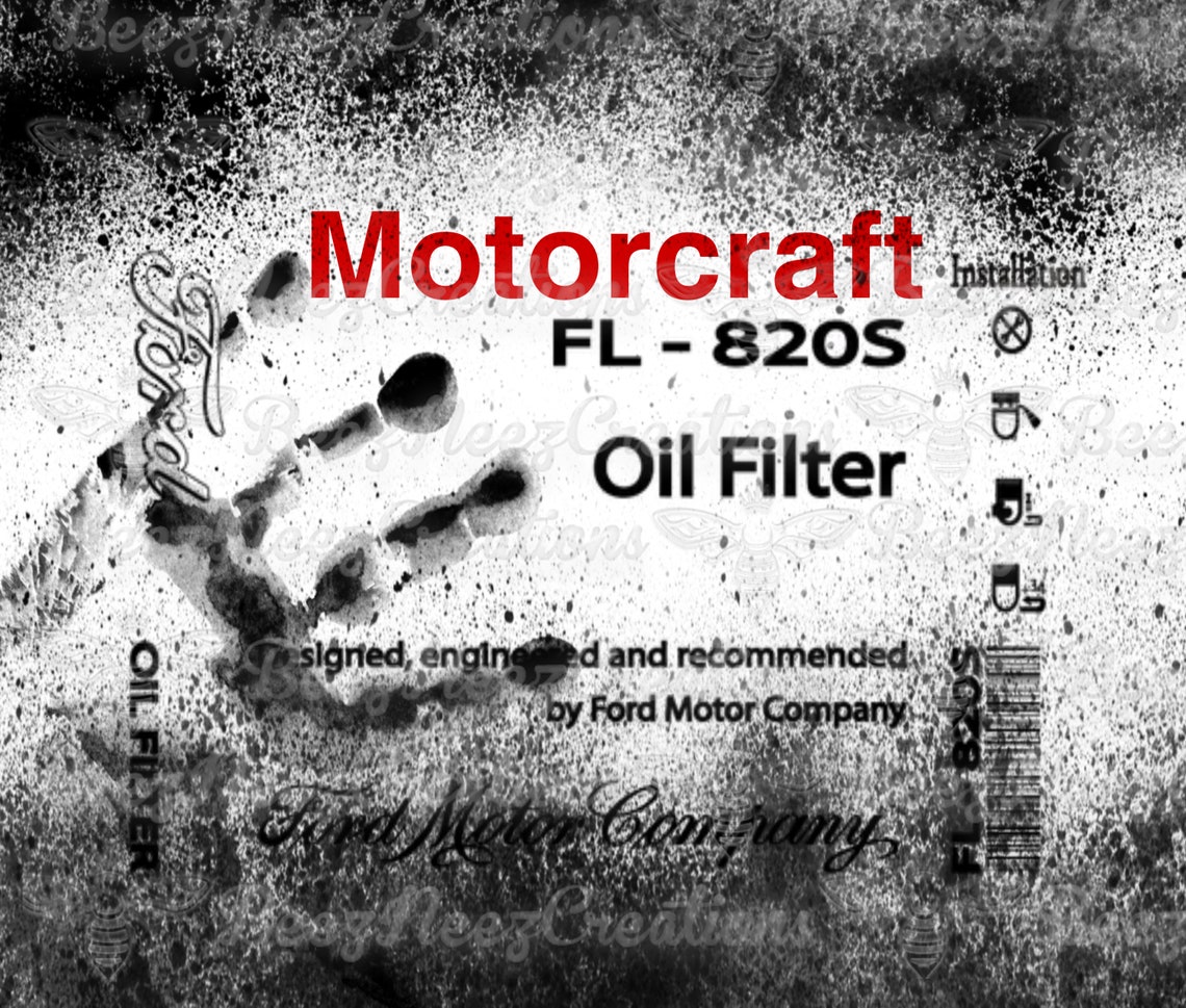 Ford Moter Oil Filter 2 PNGS (digital Download Only) - Etsy