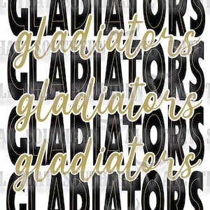 Gladiators png School Mascot (digital download only) For Sublimation