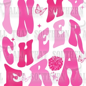 Pink In My Cheer Era png (digital download only)