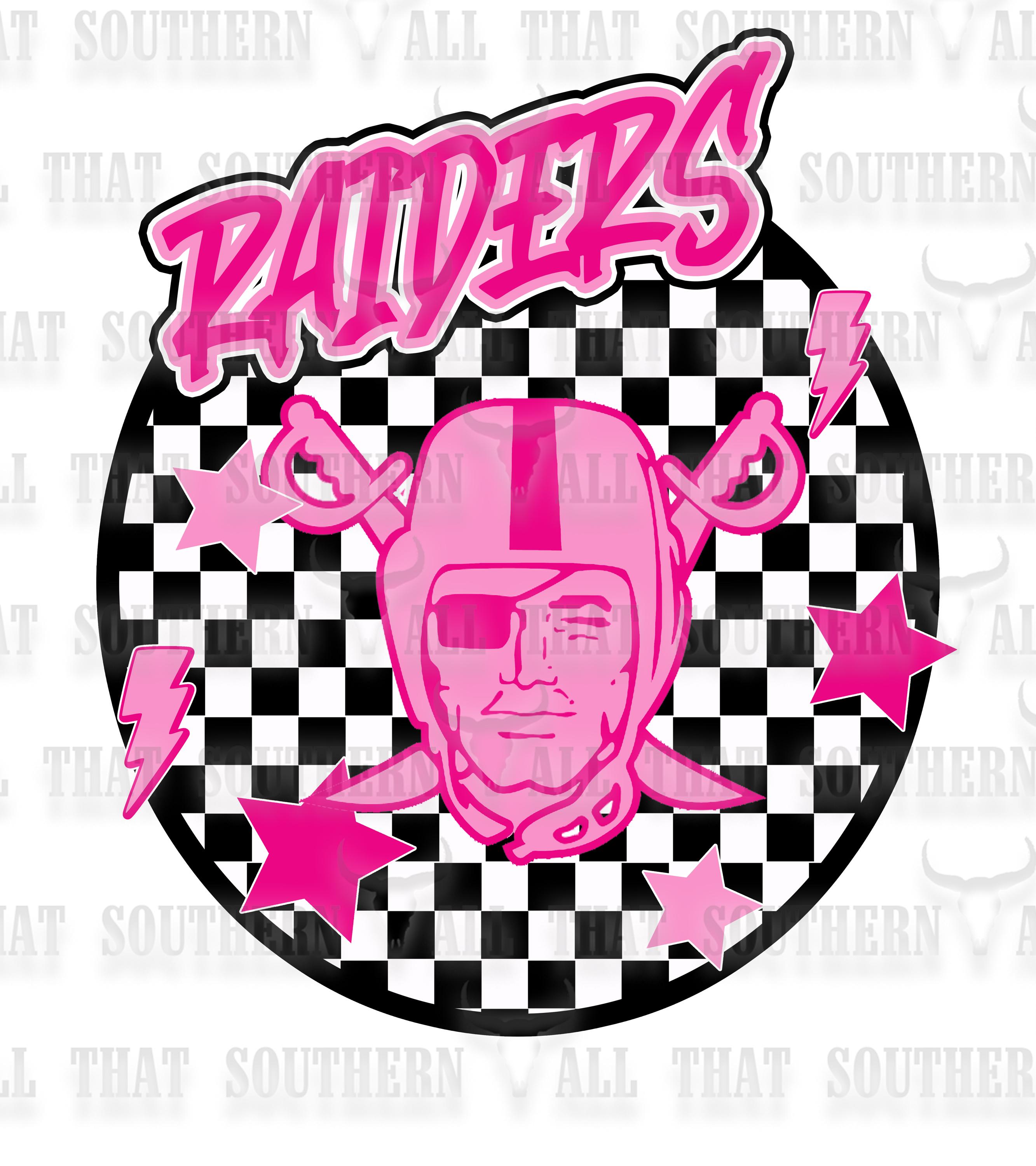 Retro Pink Out Raiders Png ( Digital Download Only) - Etsy Israel, image size:2666x3000