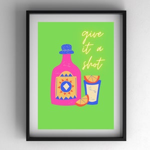 Impressão de álcool, bebida de bar de cozinha, arte de parede de sala de jantar, acessórios de bar doméstico, novo presente para casa, arte de bar