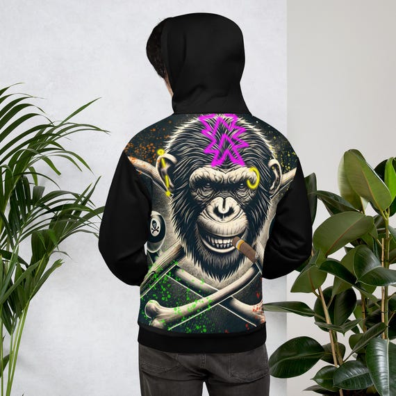 Pool Hall Munkiez collection - Pool Hall Munkey Boss Unisex Hoodie