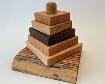 Wooden Ring Stacker