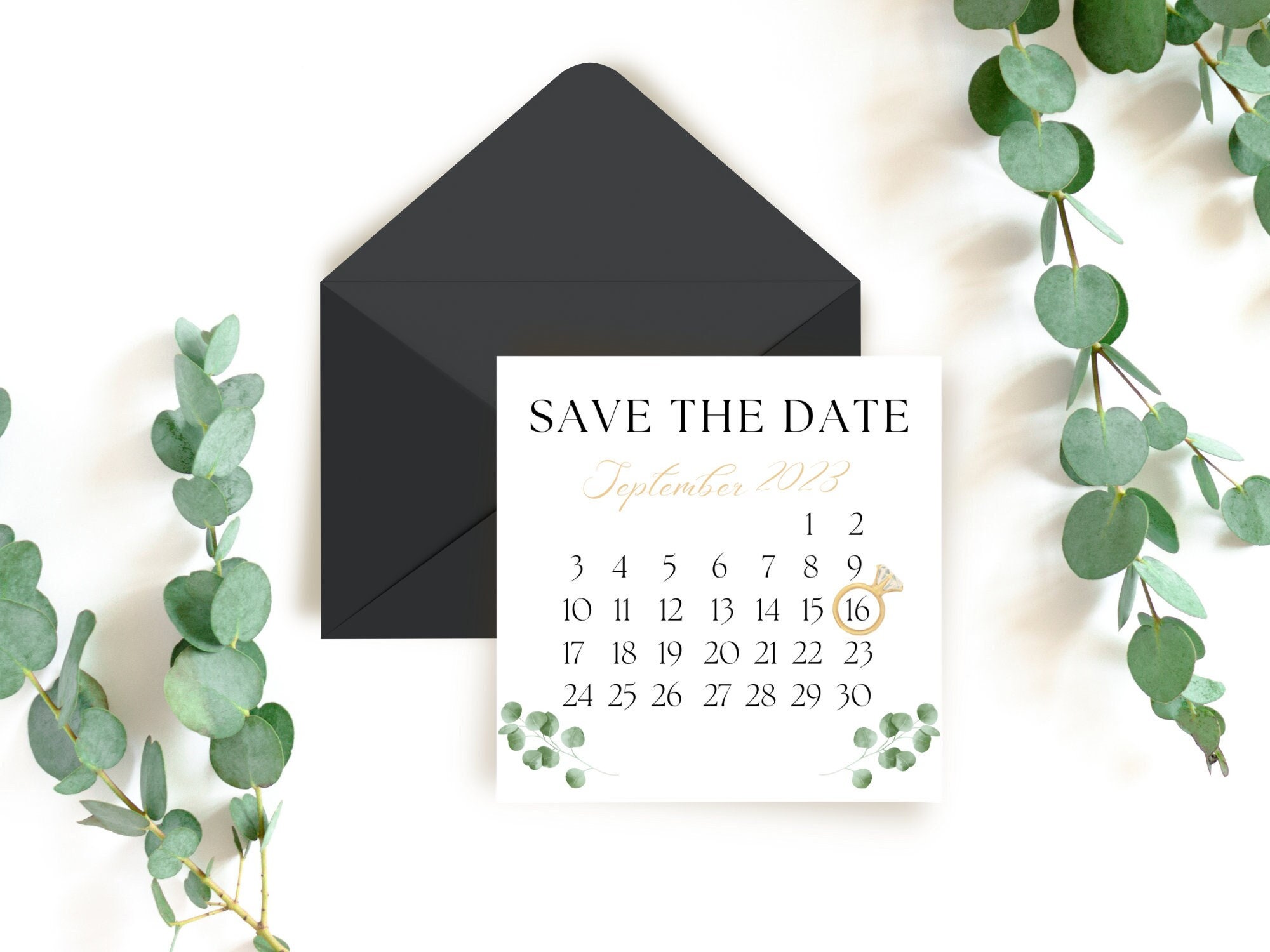 K Calendar Save the Date - Etsy
