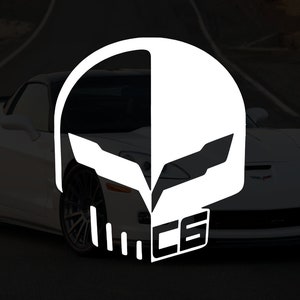 C6 Corvette Racing Decal Sticker