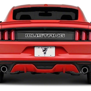 Calcomanía de dos tonos para la tapa del maletero trasero del Mustang