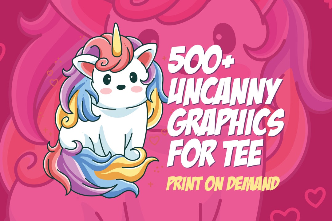 500 Uncanny Tee Graphics a Digital Artful Art Gift for Tshirt Designing